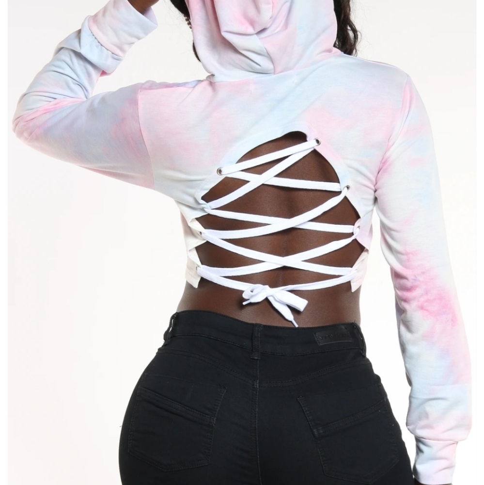 Hoodie Back Laceup